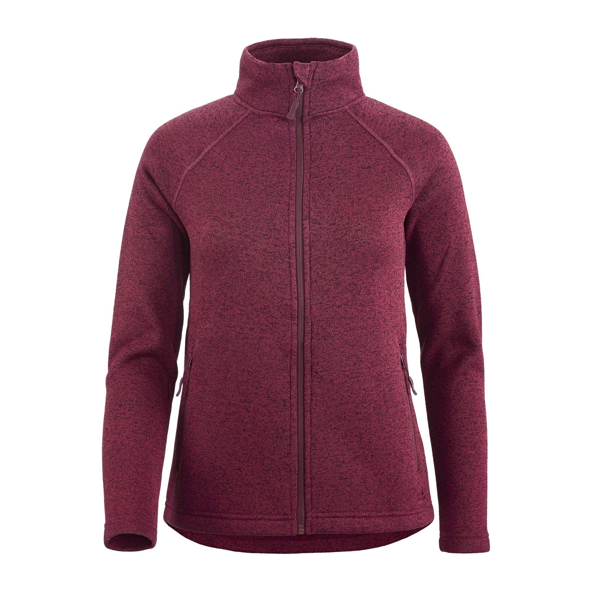 Damen Fleecejacke Dalarna, Weinrot , 38/40