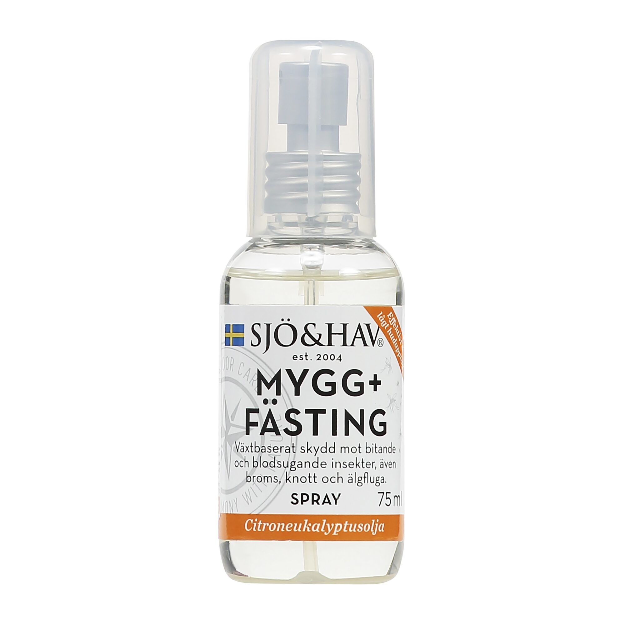 Sjö&Hav Mygg + Fästing Spray, Ingen färg