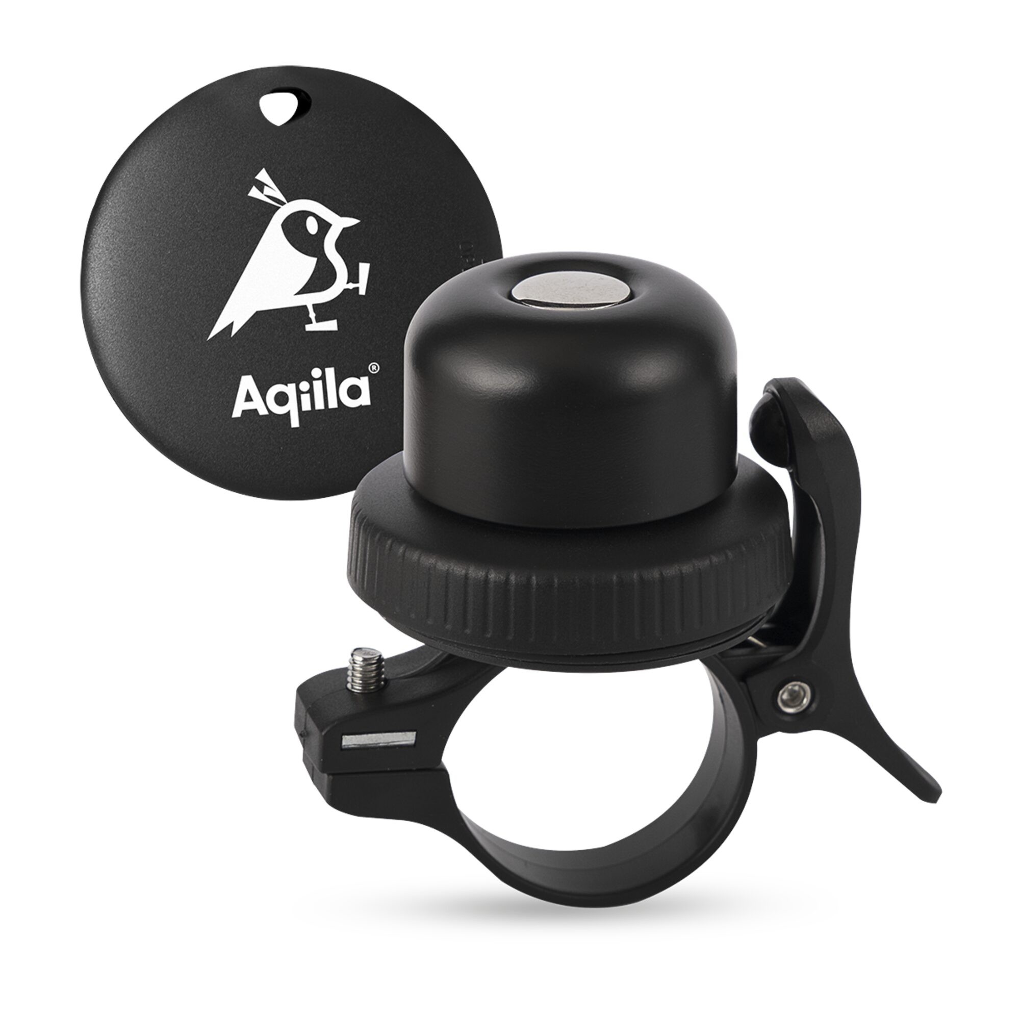 Aqiila Tagbird Fahrradklingel, Schwarz
