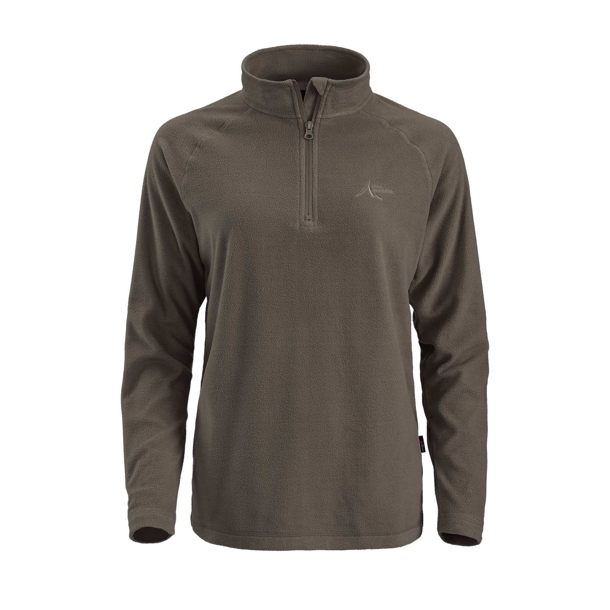 Damen Fleecepullover Gällö, Maulwurf, 34/36