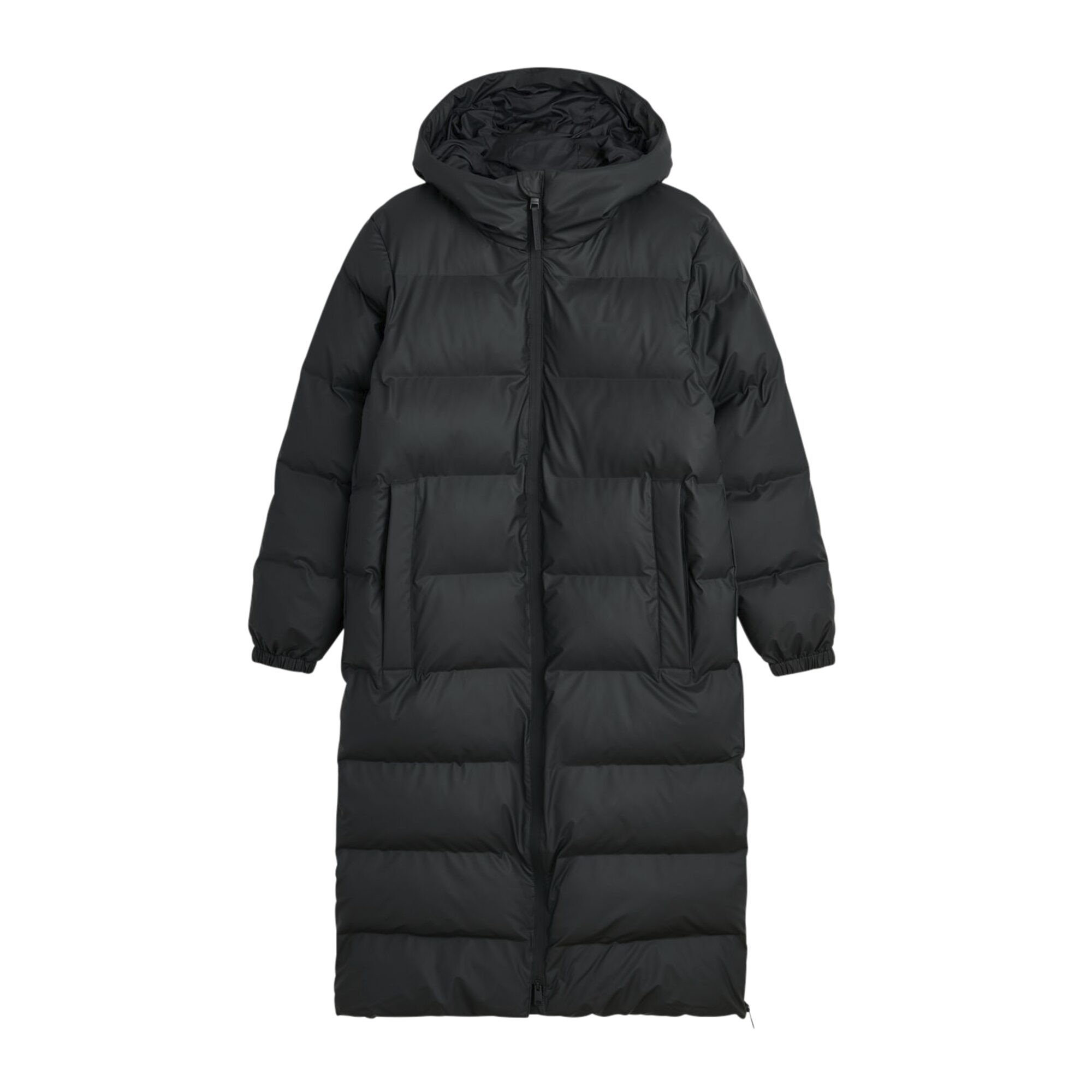 Damen Tretorn Jade Puffer Raincoat, Schwarz, L