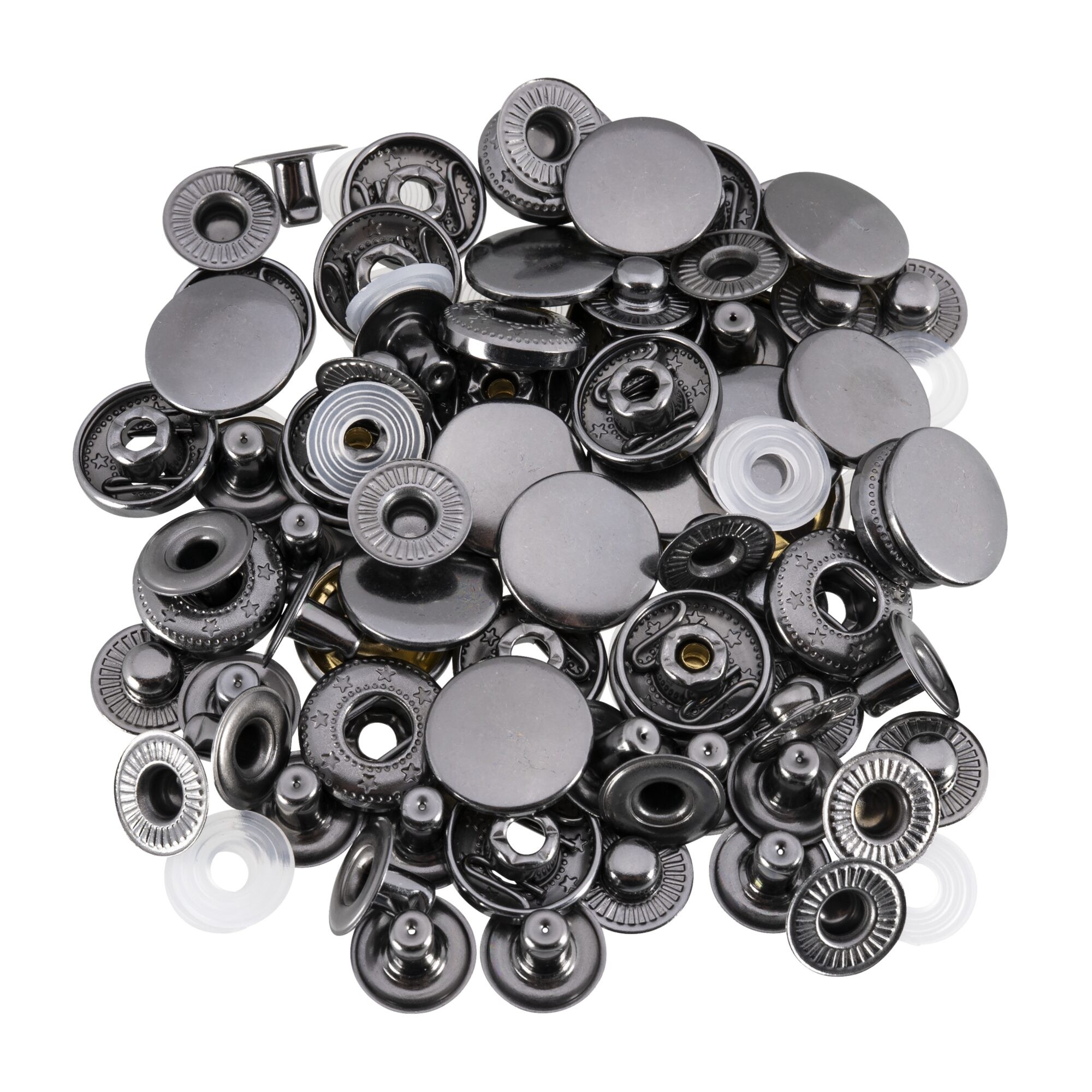 Druckknopf 15mm, Antik