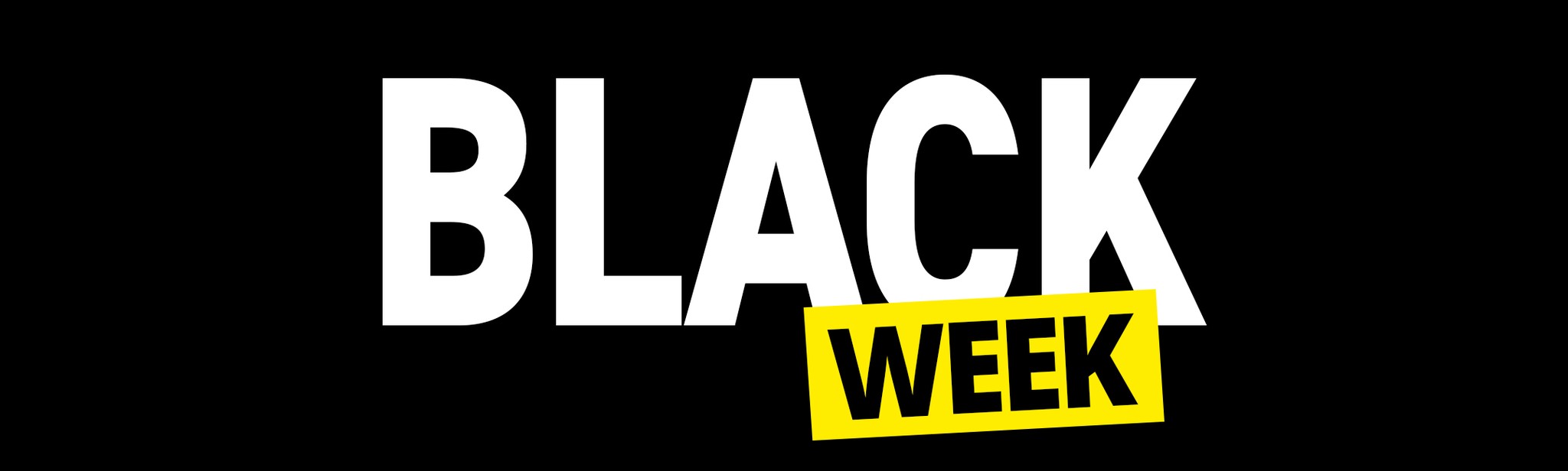 Banner för Black Week