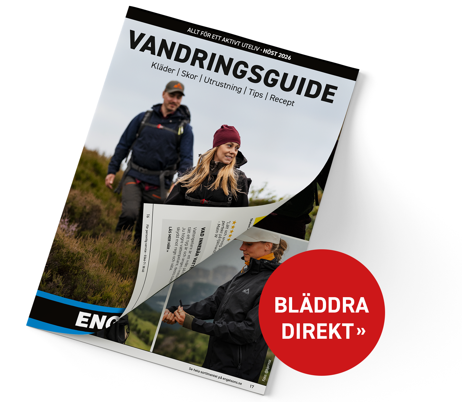 Bläddra i vandringsguiden
