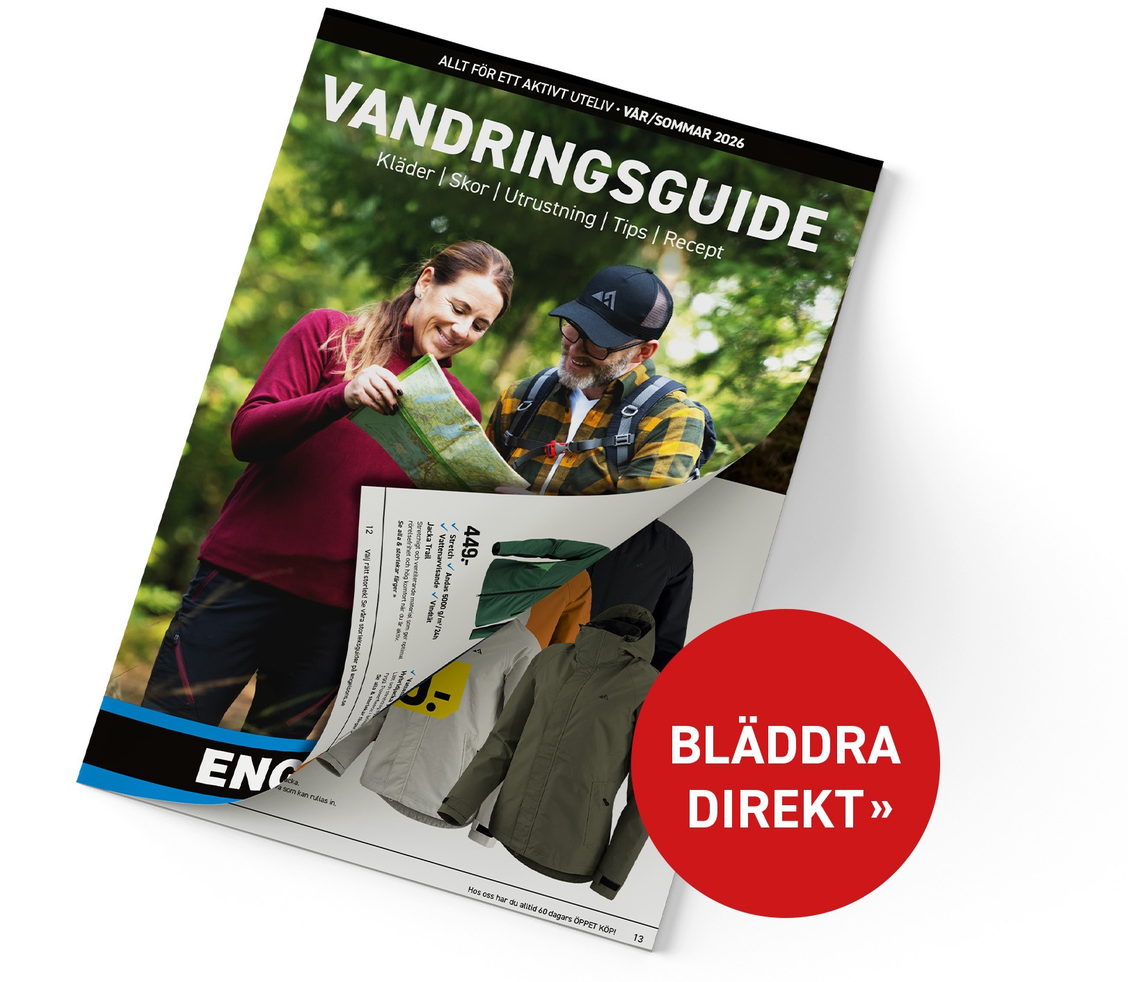 Bläddra i vandringsguiden