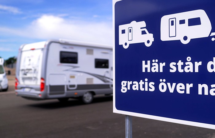 Parkering och ställplats