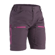 Damen Outdoorhose Trekking Zip-off TC/4W Pflaume