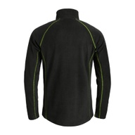 Herren Fleecepullover Trekking Schwarz