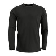 Herren Langarmshirt Schwarz