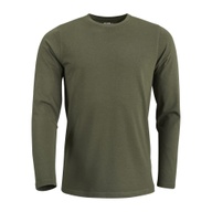 Herren Langarmshirt Dunkelgrün