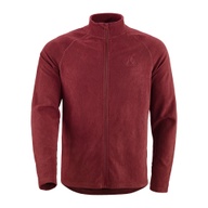 Herren Fleecejacke Lima Dunkelrot