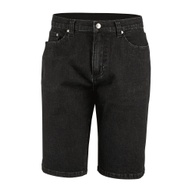 Herren Jeansshorts Schwarz