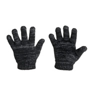 Fingerhandschuhe mit Reflexfaden Junior Schwarz