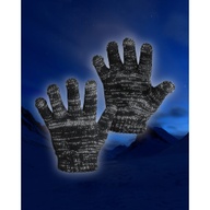 Fingerhandschuhe mit Reflexfaden Junior Schwarz