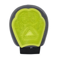 Fellpflegehandschuh Grün