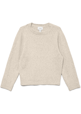 DOFFY LS O-NECK BLOUSE