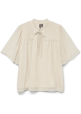 LEAH SS LACE TOP
