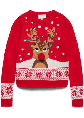 FROSTYDEER LS O-NECK PULLOVER XMAS GIRL