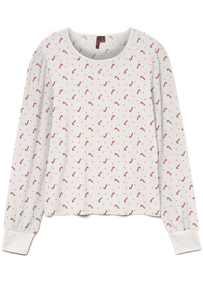 CHRIS LS O-NECK TOP XMAS CHRIS LS O-NECK TOP XMAS