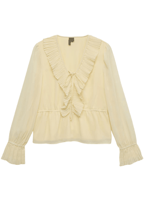 DORA LS PLISSE TOP DORA LS PLISSE TOP