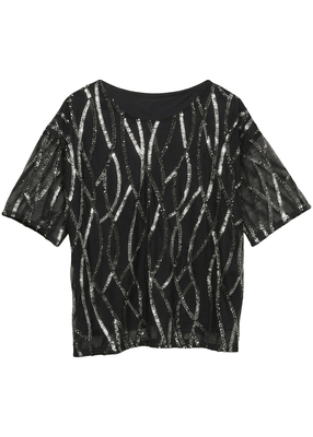 CHIARA SS O-NECK SQ TOP