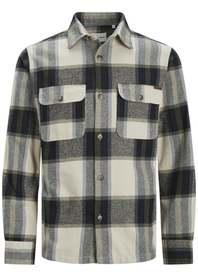 DARREN FLANNEL CHECK OVERSHIRT LS