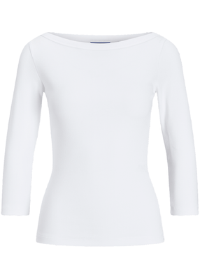 Fifi Str 3/4 Boatneck Top Jrs Fifi Str 3/4 Boatneck Top Jrs