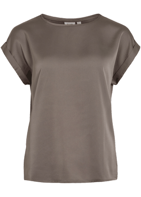 ELLETTE S/S SATIN TOP ELLETTE S/S SATIN TOP