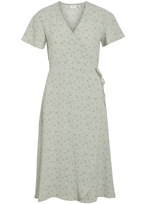 LOVIE S/S WRAP MIDI DRESS