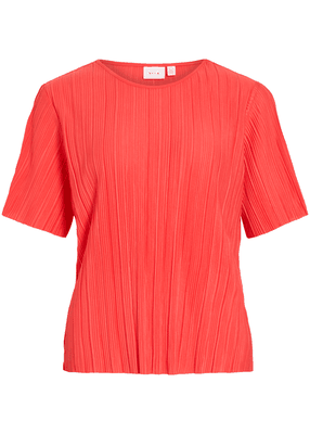 PLISA O-NECK S/S TOP