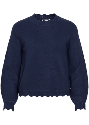 NIKOLINA O-NECK L/S KNIT TOP NIKOLINA O-NECK L/S KNIT TOP