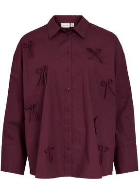ISOLDA OVERSIZE SHIRT BOW