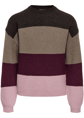 SANDY L/S STRIPE PULLOVER KNIT