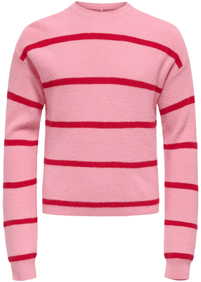 FRANCA SHORT L/S STRIPE KNIT