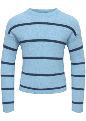 FRANCA SHORT L/S STRIPE KNIT