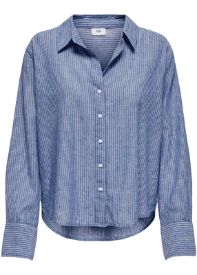 MILA L/S LOOSE LINEN SHIRT