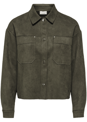 JULLE L/S FAKE SUEDE SHIRT JULLE L/S FAKE SUEDE SHIRT
