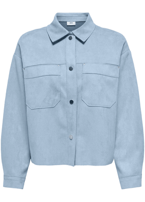 JULLE L/S FAKE SUEDE SHIRT