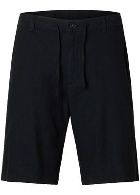 REGULAR-BRODY LINEN SHORTS