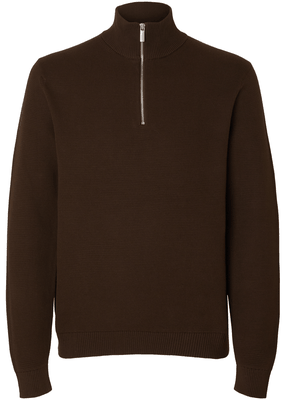 DANE LS KNIT STRUCTURE HALF ZIP
