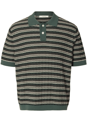 DANE SS KNIT COLOR STRUCTURE POLO