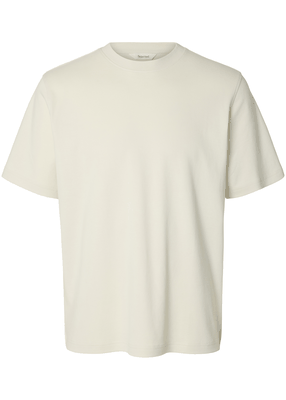 TAJ MID WGT PEACH SS O-NECK TEE