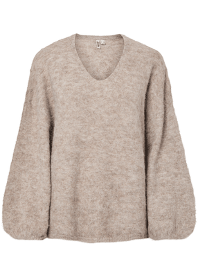 ALLIE LS V-NECK KNIT