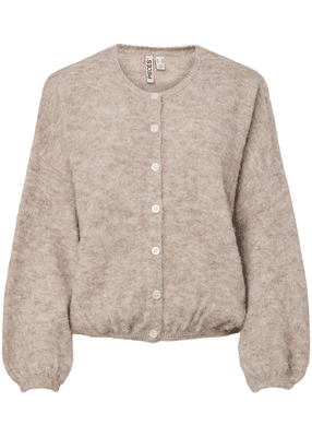 ALLIE LS O-NECK KNIT CARDIGAN