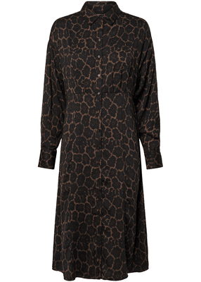 EVIE LS MIDI DRESS