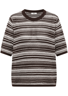 Striped Crochet Shirt