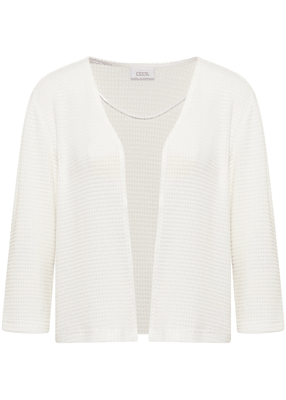 Ajour Knit Open Jacket