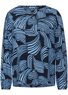 Printed Roundneck Blouse