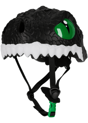 Dragon Bicycle Helmet w Green Buckle