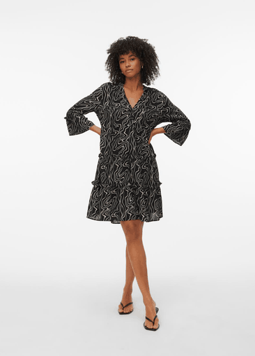 EASY JOY 3/4 SHORT DRESS